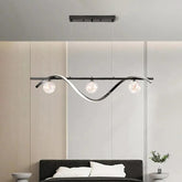 Multi-Light Curved Modern Pendant Light - Clowas